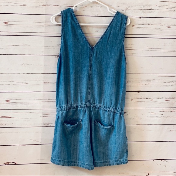 RAILS Size M Parker Romper blue chambray - Picture 5 of 7